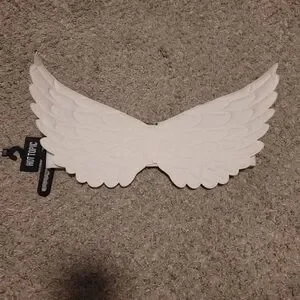 Hot topic kawaii angel wing corset elastic belt white cosplay Halloween sm Hot Topic | Accessories | Hot Topic Kawaii Angel Wing Corset  main image 4